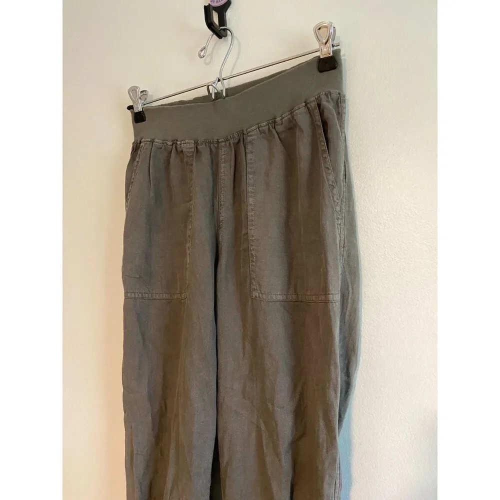 Faherty Arlie Day Pants in Surplus Green Joggers XS